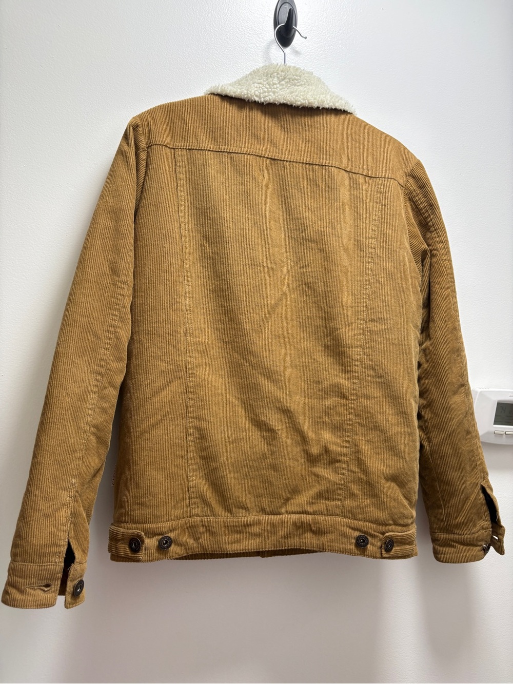 Brooklyn Cloth Tan Corduroy Sherpa-Lined Field Jacket Cabincore Indie Sleaze - Picture 2 of 5